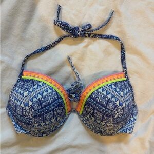 Victoria Secret Bikini top in a fun Aztec